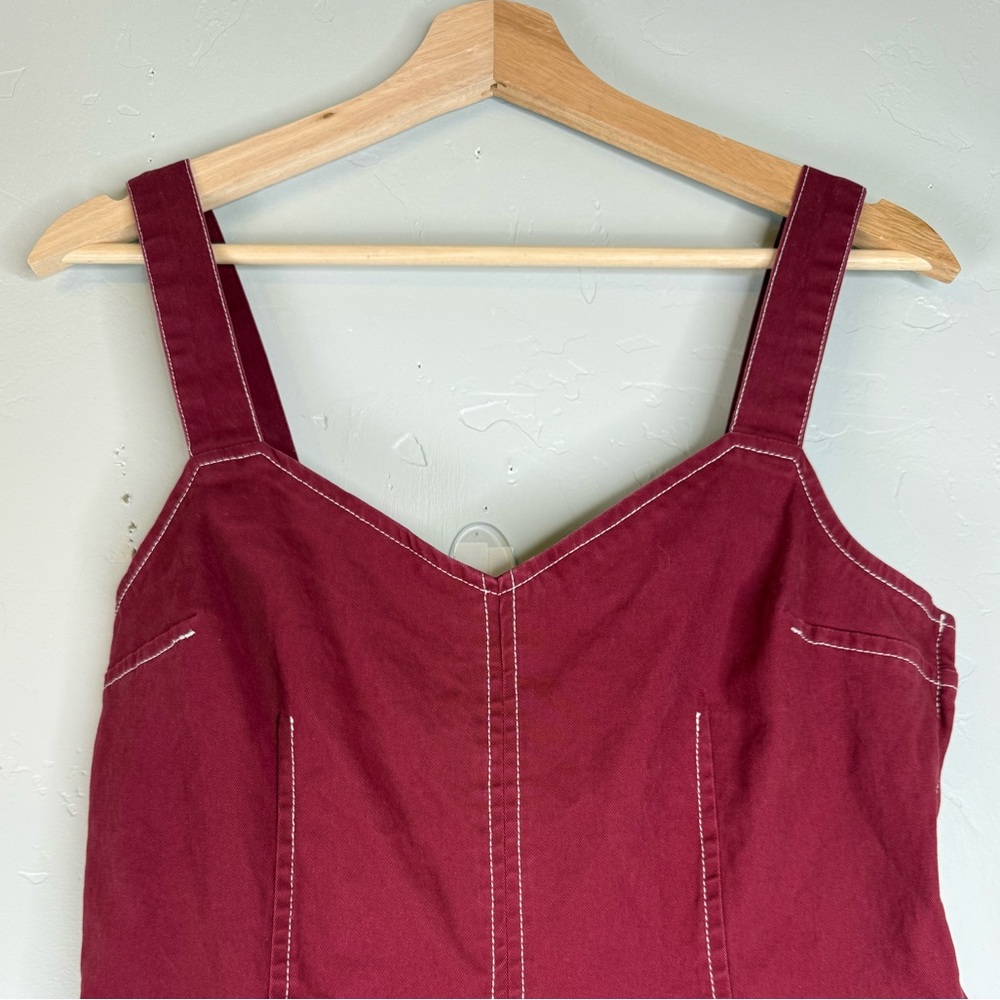 Modcloth A Solid Plan Cropped Jumpsuit Romper Ove… - image 4